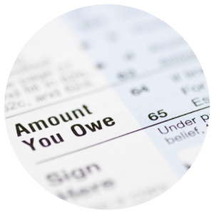 what do I owe on taxes